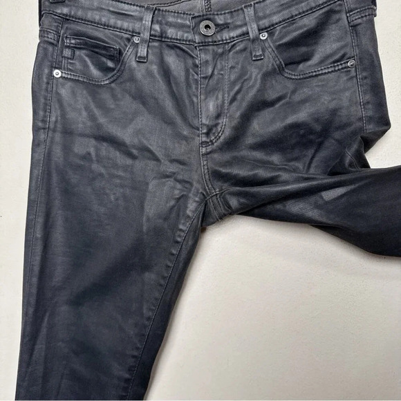 ADRIANO GOLDSCHMIED AG Womens 26 Legging Ankle Coated Jeans - Picture 8 of 15